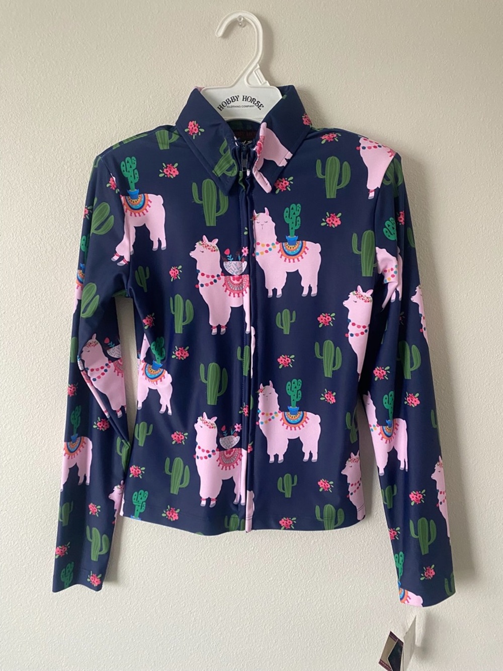 NWT Hobby Horse Sophie Llama Show Blouse Girls XL